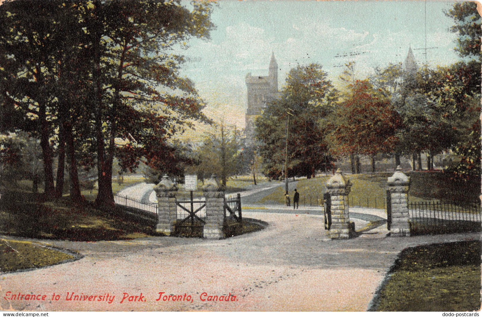 R334092 Canada. Toronto. Entrance To University Park. 1908 - Monde