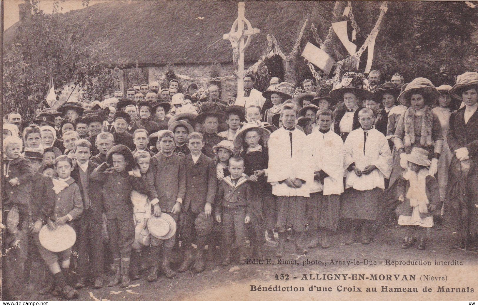 ALLIGNY-EN MORVAN -58- Bénédiction D'une Croix Au Hameau De Marnais - Animation - 12-05-24 - Andere & Zonder Classificatie