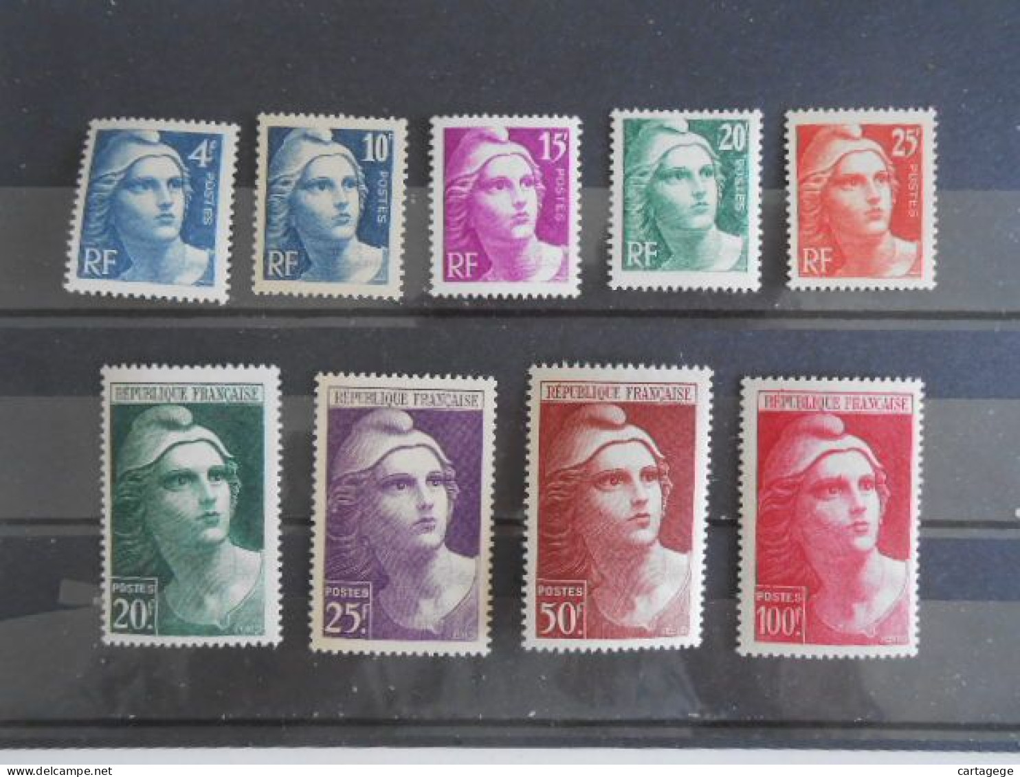 FRANCE YT 725/733 MARIANNE DE GANDON** - Nuovi