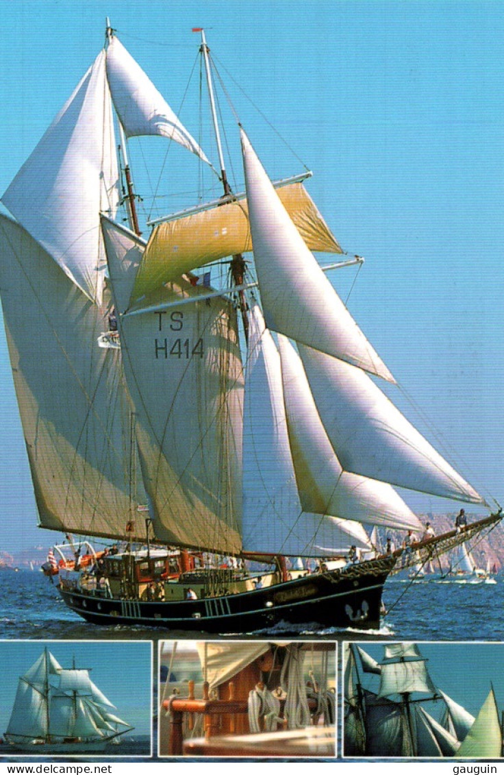 CPM - VOILIER à 2 Mâts "SEA SHELL, Ex ELISABETH LOUW" - Edition Cl.Pastor - Sailing Vessels