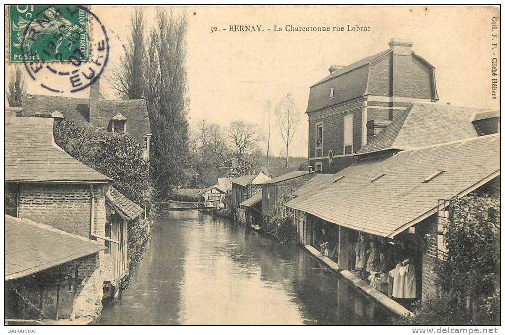 BERNAY LA CHARENTONNE RUE LOBROT - Bernay