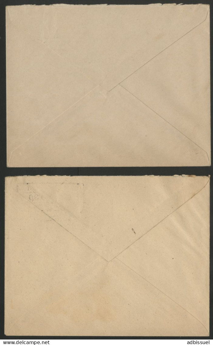 GOUVERNEMENT PP Et GOUVERNEMENT PP 030" Sur Deux Enveloppes En 1926. TB - Storia Postale