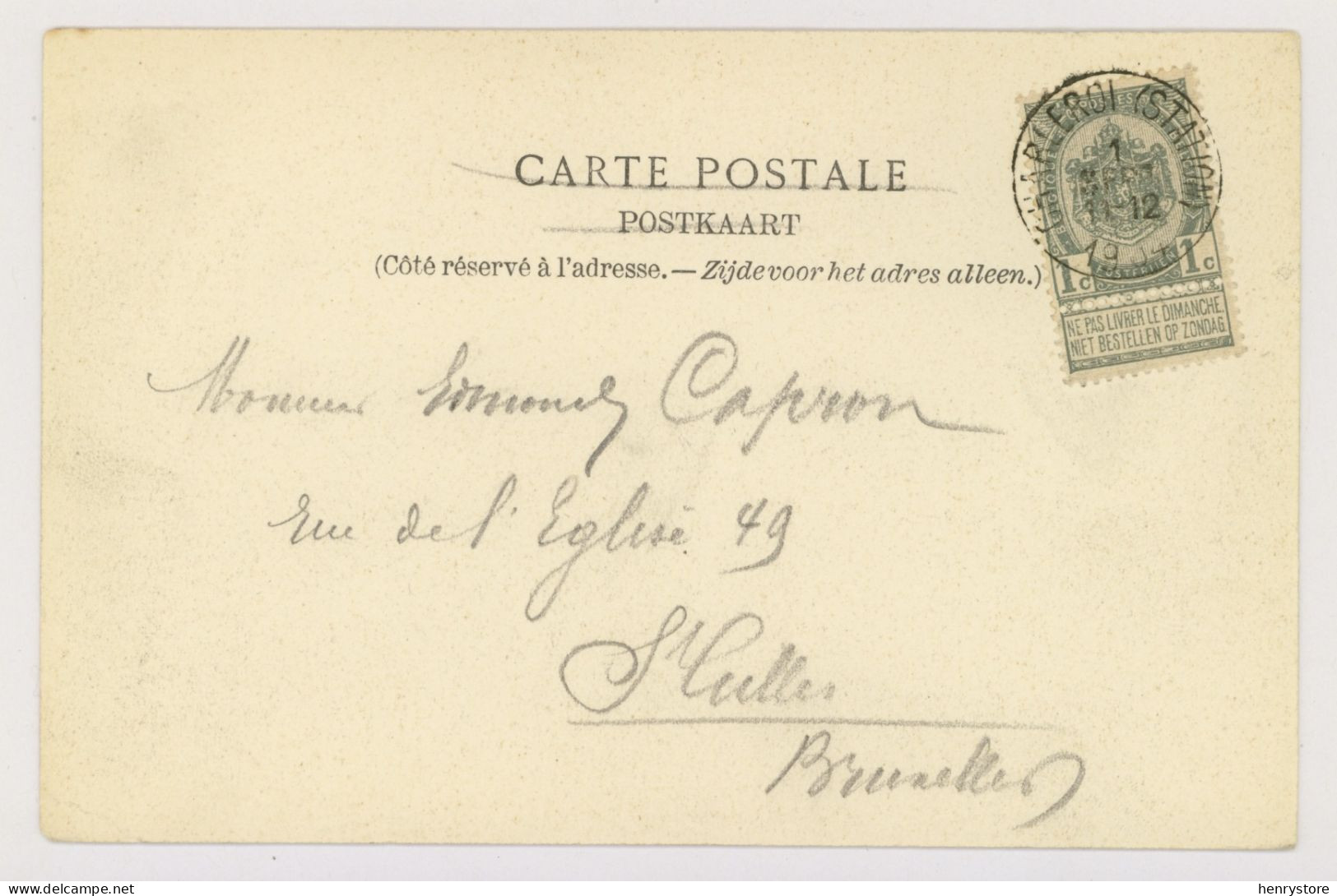 CHARLEROI : Route De Mont-sur-Marchienne, 1904 - Café De La Villette Walrand (Z4074) - Charleroi