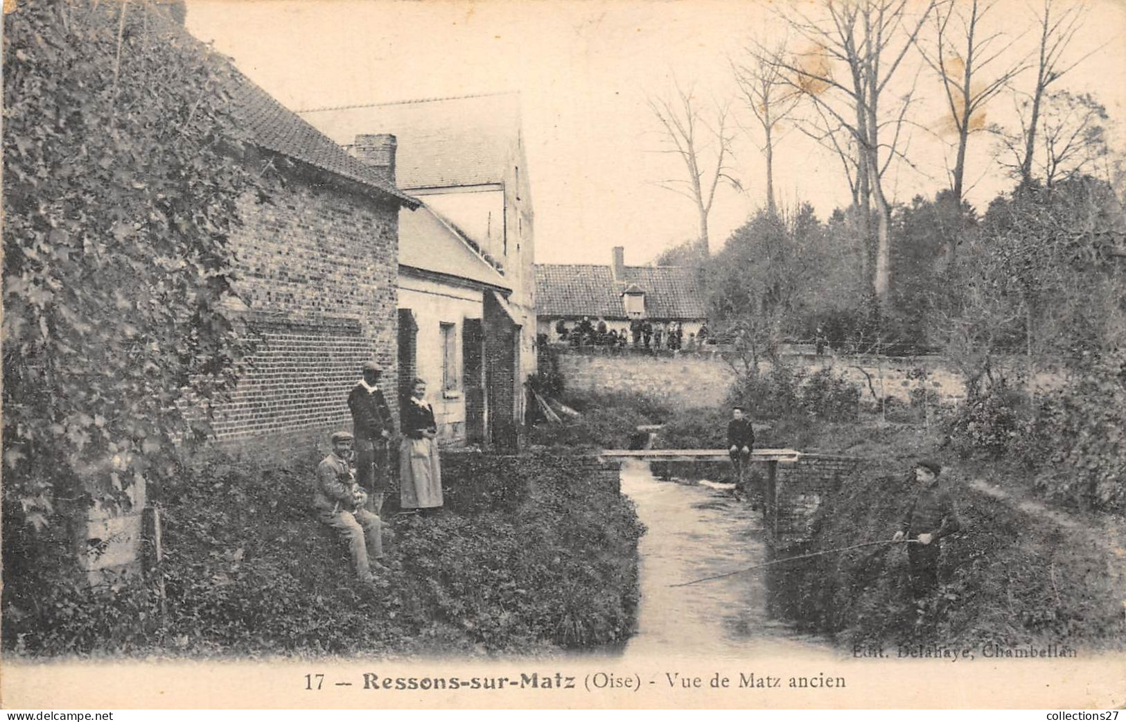 60-RESSONS-SUR-MATZ- VUE DE MATZ ANCIEN - Ressons Sur Matz