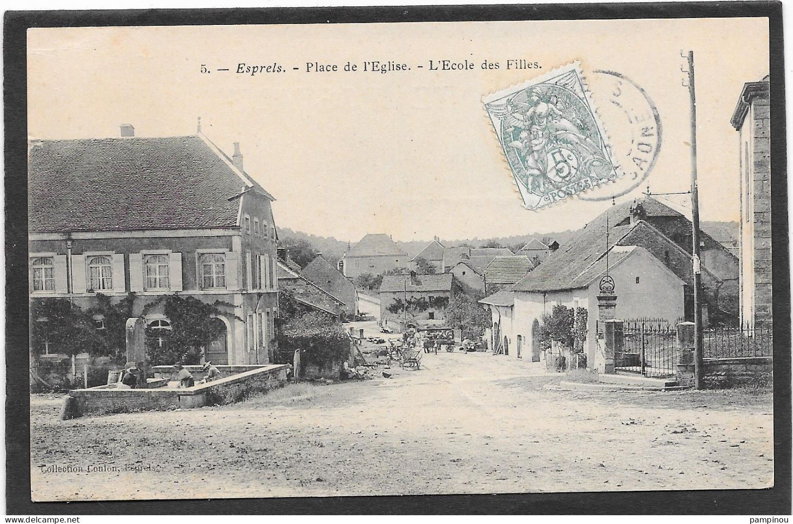 70 - ESPRELS - Place De L'église - Ecole Des Filles - Otros & Sin Clasificación