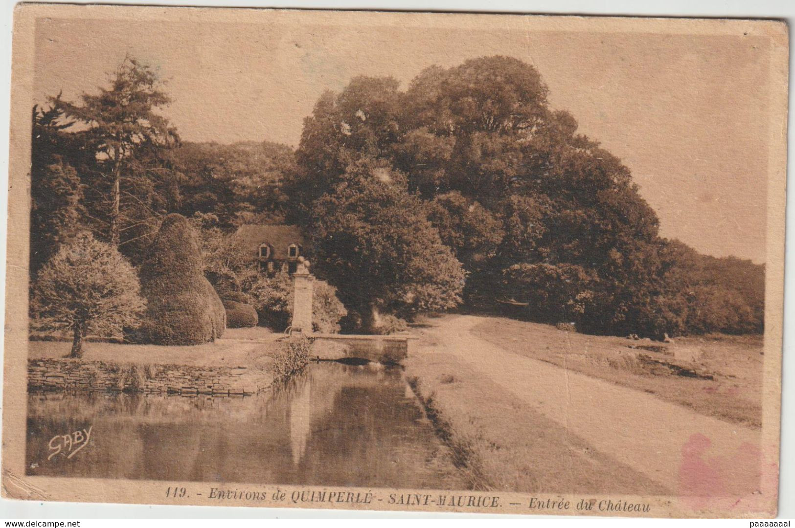 LE POULDU SAINT MAURICE  ENTREE DU CHATEAU - Le Pouldu