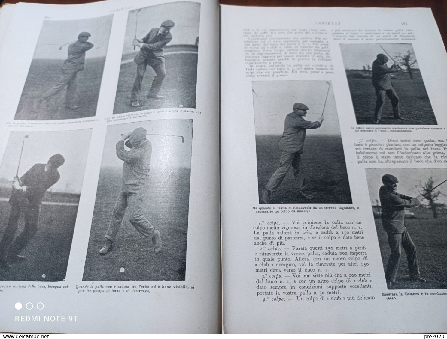 VARIETAS APRILE 1906 IL GIOCO DEL GOLF - Andere & Zonder Classificatie