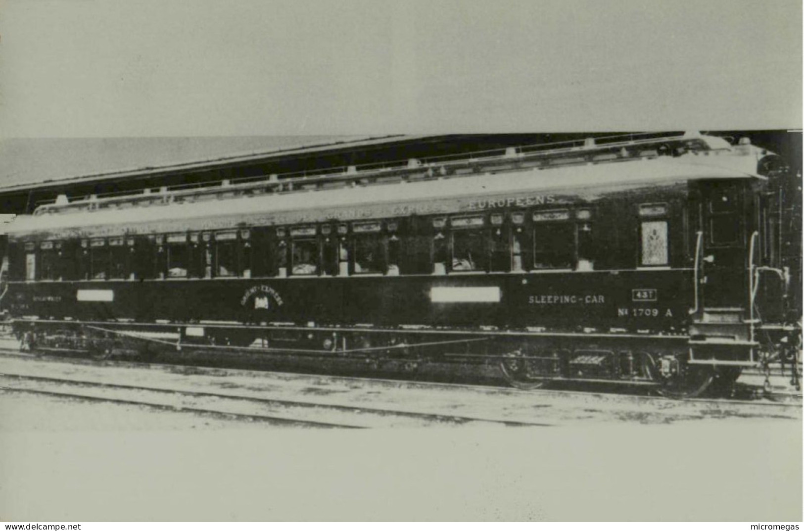 Reproduction - Wagon-lits Série C.I.W.L. 1709-1714 - Ringhoffer, 1907 - Eisenbahnen