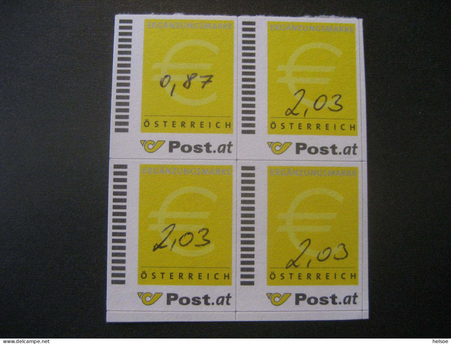 Österreich 2002- Selbstklebende Ergänzungsmarke Mit Eingetragenem Wert - Used Stamps