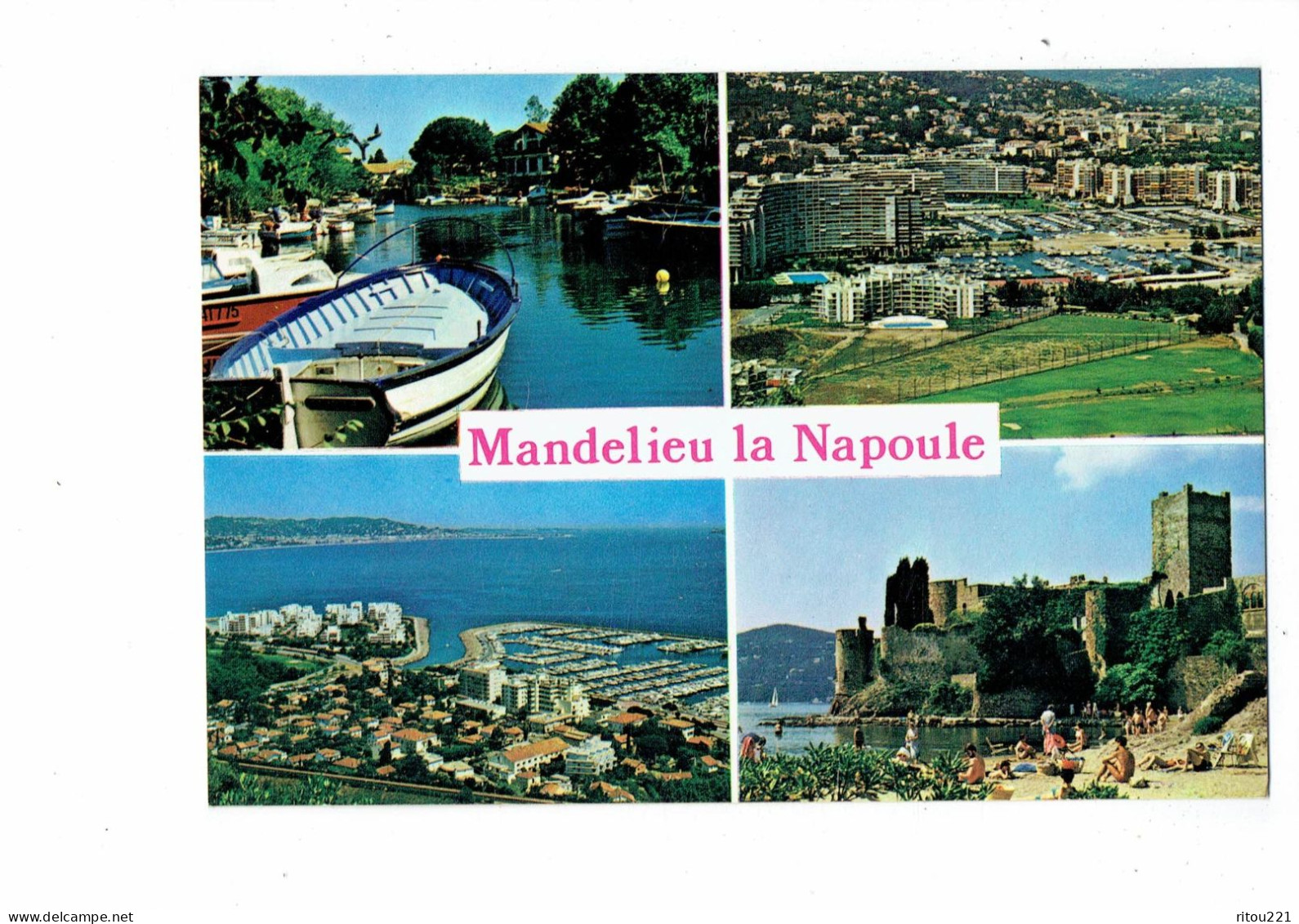 Cpm - 06 - MANDELIEU LA NAPOULE - Cannes Marina Chateau Golf ? - Other & Unclassified