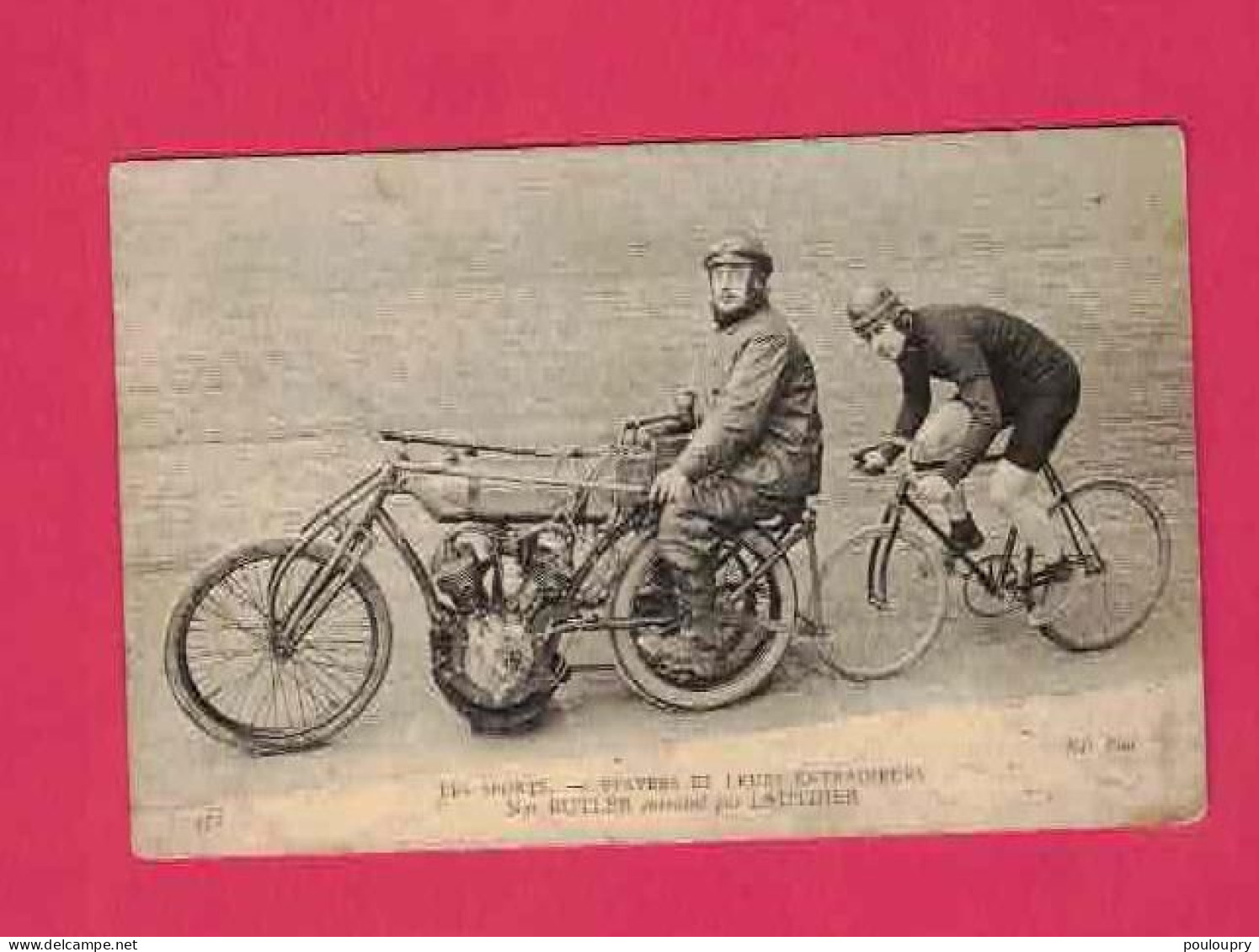 CP De 1906 Pour La France - Stayers Et Leurs Entraineurs - Butler Entrainé Par Lauthier - Cyclisme