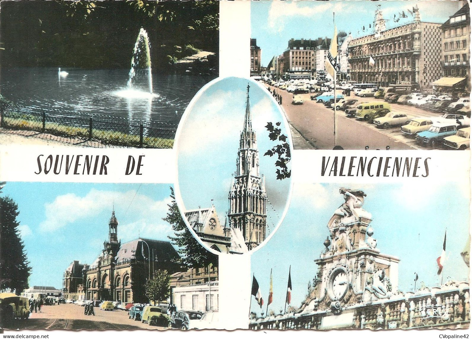 VALENCIENNES (59) Carte Multivues  CPSM GF - Valenciennes