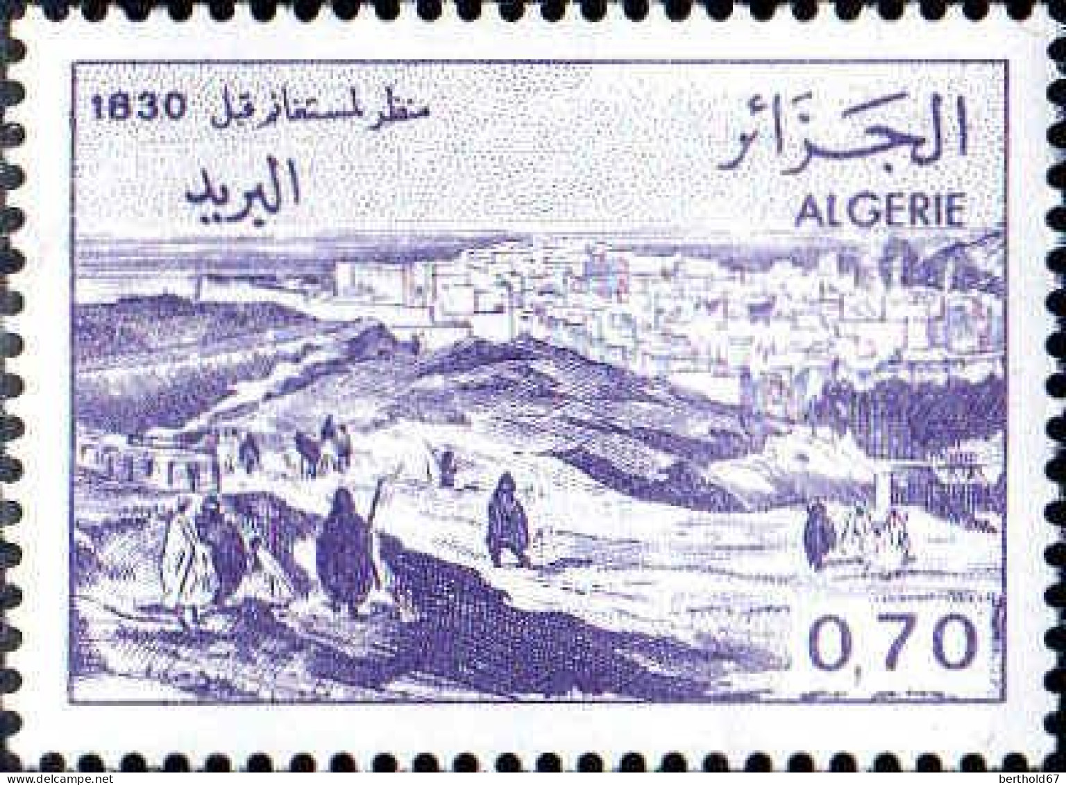 Algérie (Rep) Poste N** Yv: 815/817 Vues D'Algérie En 1830 3.Serie - Algérie (1962-...)