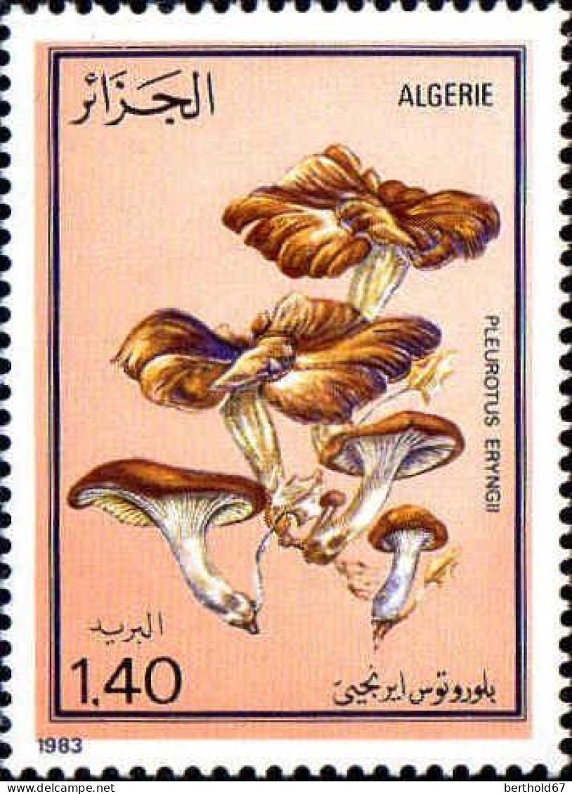 Algérie (Rep) Poste N** Yv: 787/790 Champignons - Argelia (1962-...)