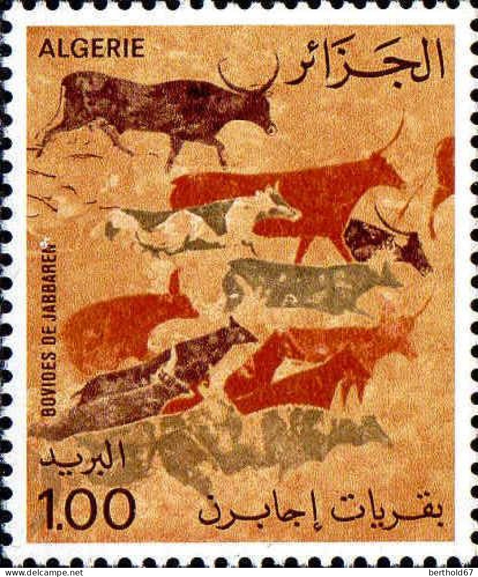 Algérie (Rep) Poste N** Yv: 747/750 Peinture Rupestre De Tassili - Argelia (1962-...)