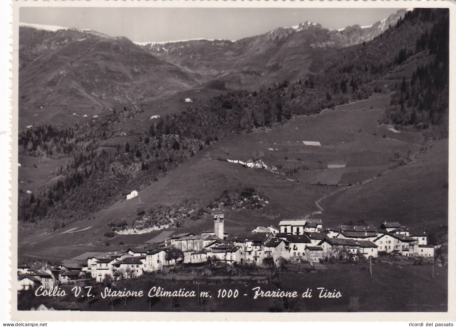 Cartolina Collio ( Brescia ) Frazione Di Tizio - Brescia