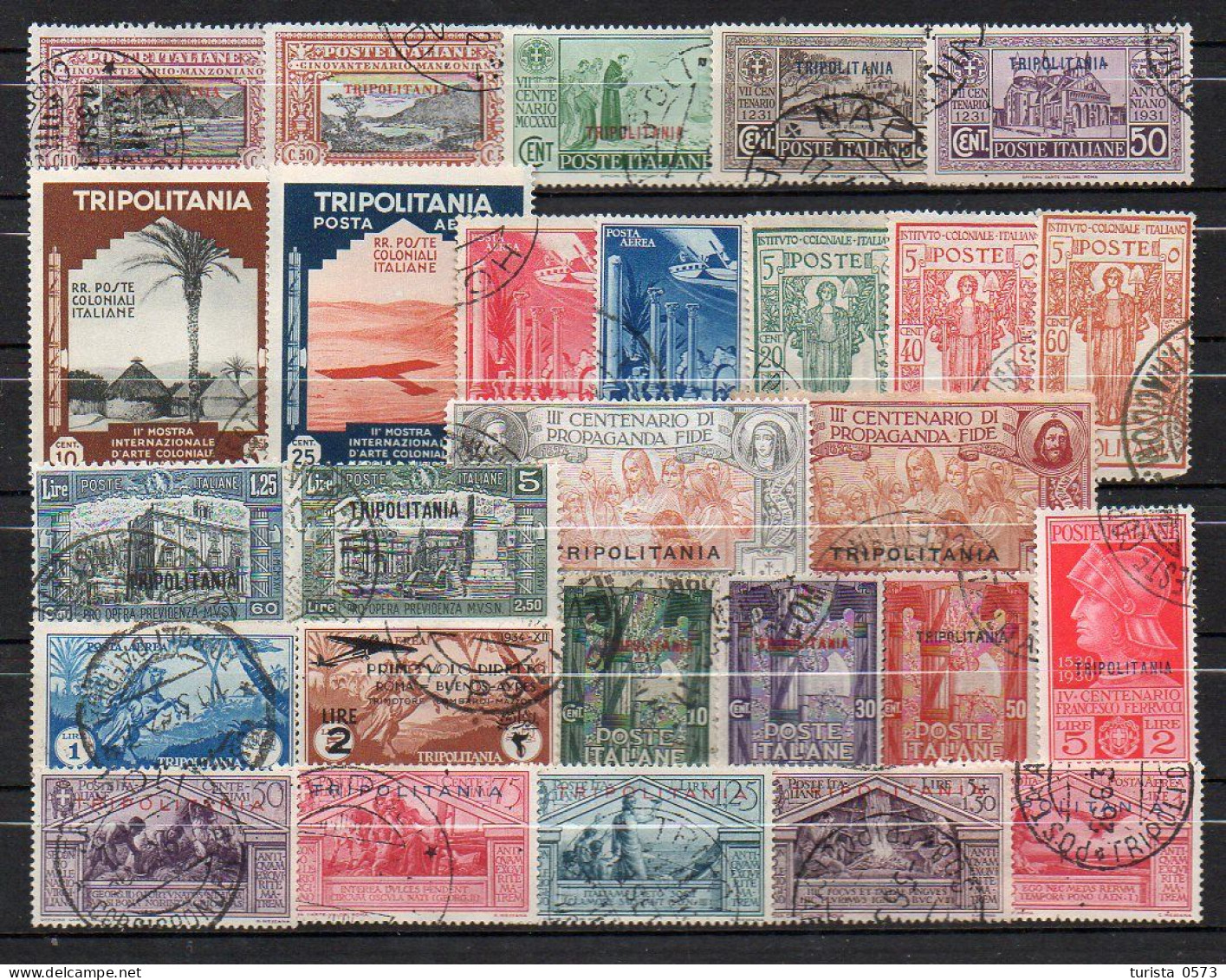 TRIPOLITANIA 1923/34 Francobolli Diversi - Vrac (max 999 Timbres)