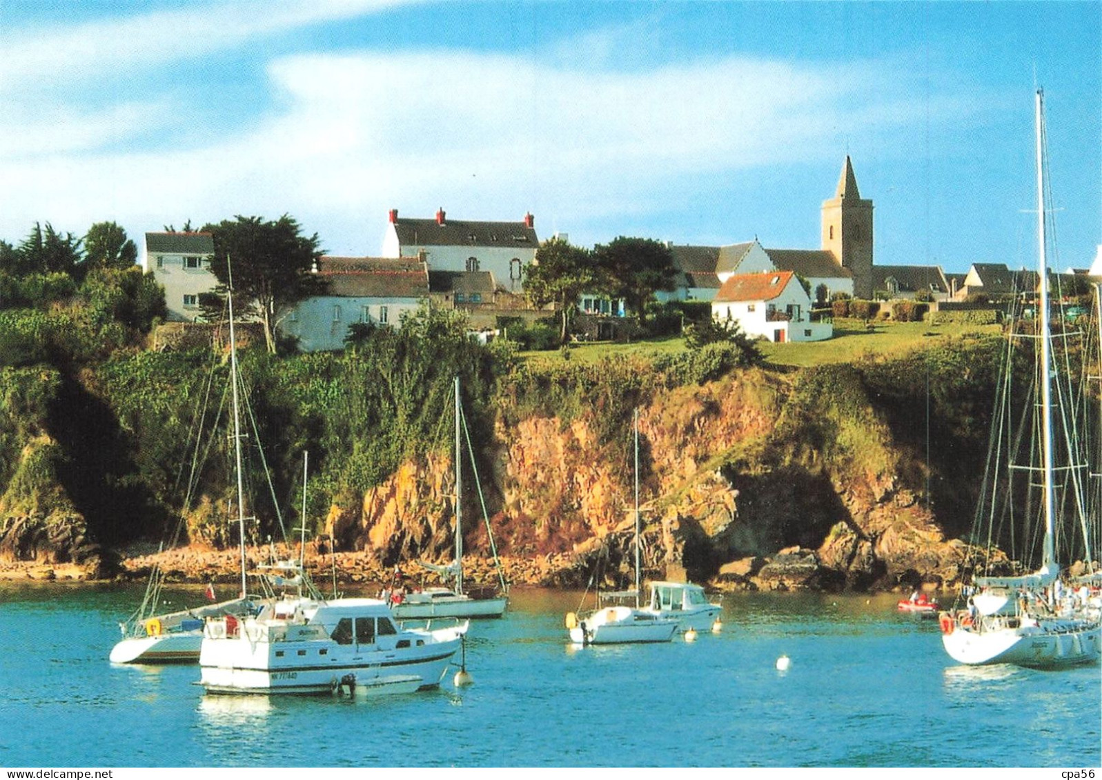 île De HOUAT, Le Bourg Vue De La Mer (faible Tirage, épuisé) Vente Directe X - Autres & Non Classés