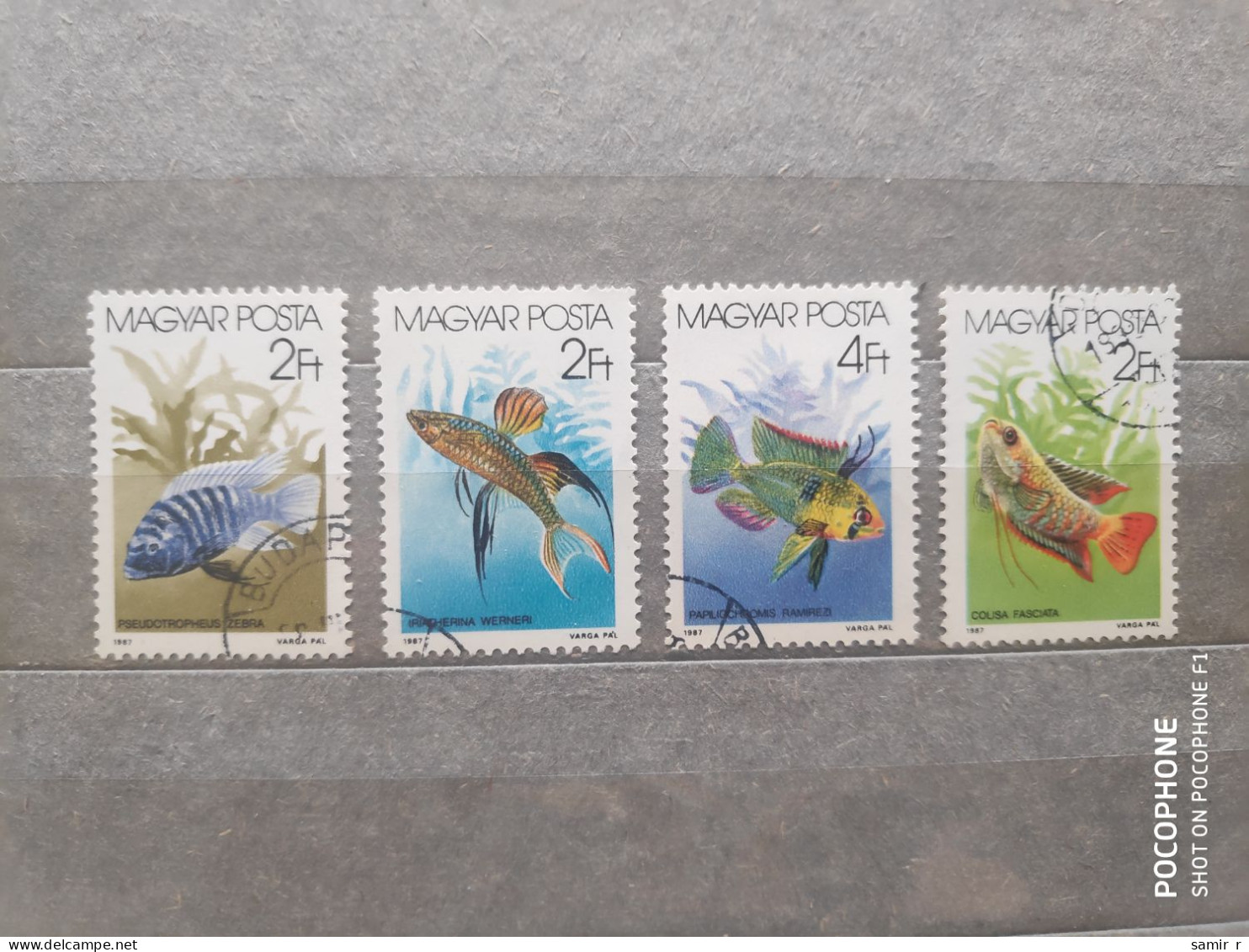 1987	Hungary	Fishes (F97) - Gebruikt