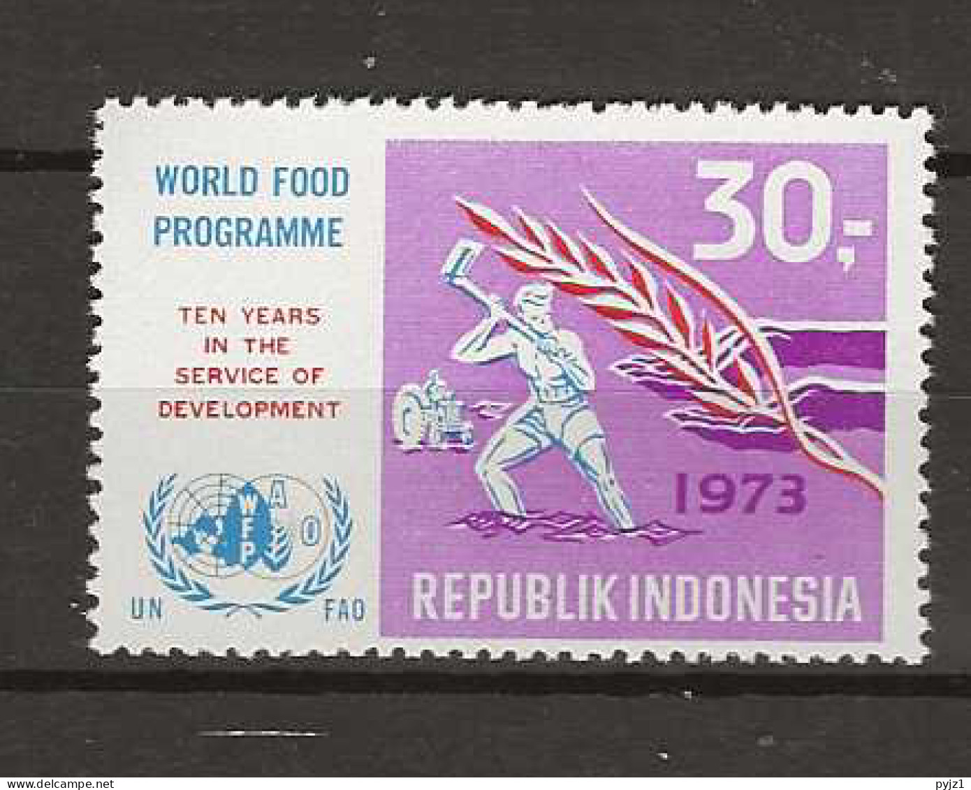1973 MNH Indonesia Mi 743  Postfris** - Indonesien