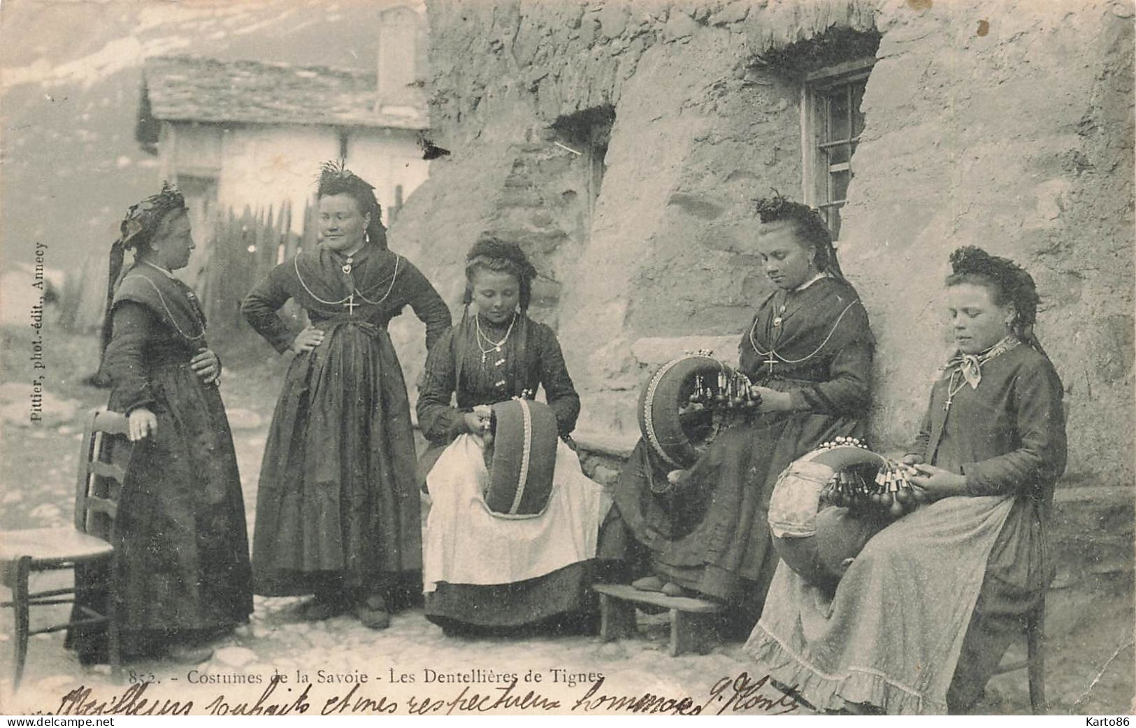Tignes * Les Dentellières Du Village * Costumes De Savoie * Femmes Types - Other & Unclassified