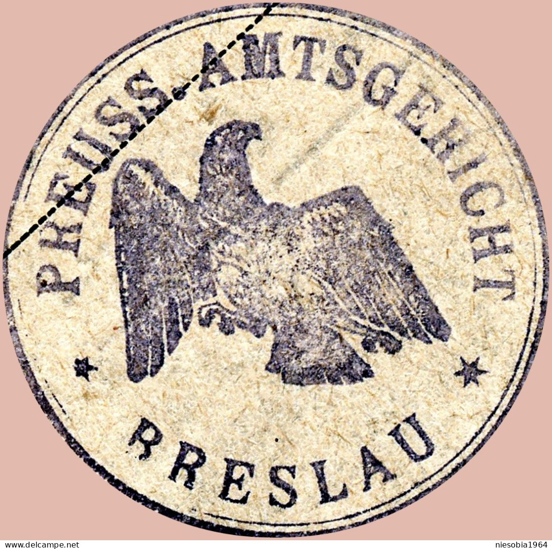 Prussia. Breslau District Court Companies Postcard Special Seal Judicial Authorities Breslau DR 008 - June 16, 1929 - Tarjetas