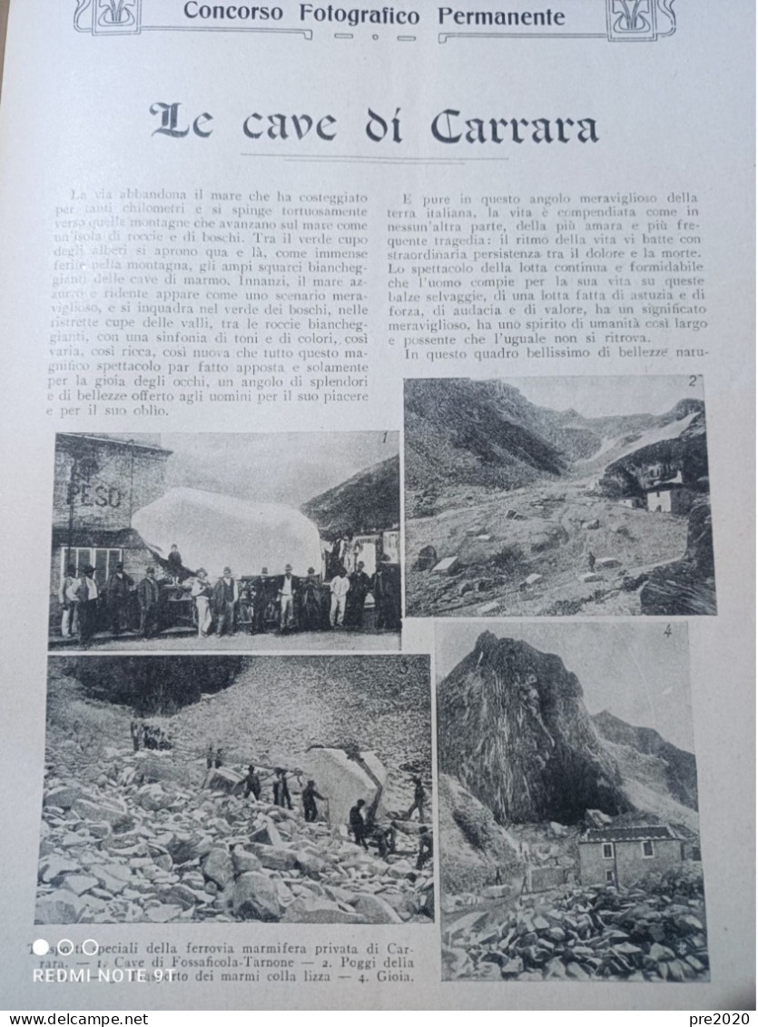 VARIETAS 1909 CAVE DI MARMO CARRARA BASILICATA - Altri & Non Classificati