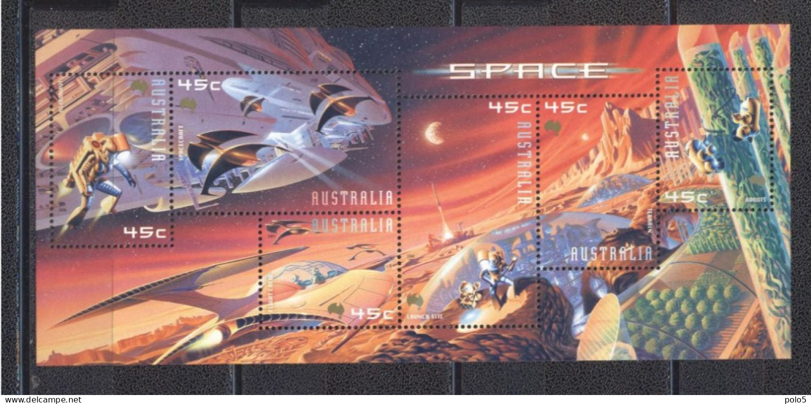Australia 2000-Conquering Of Mars M/Sheet - Nuevos