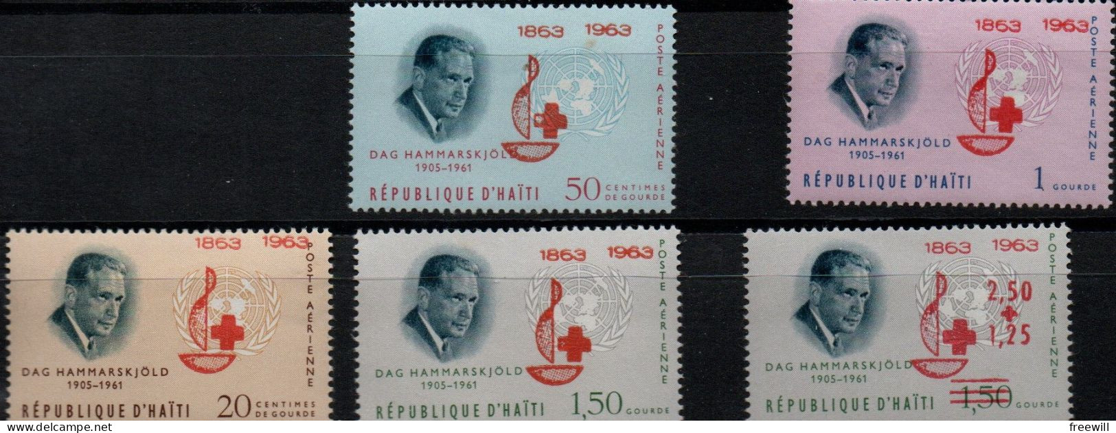 Haïti Croix Rouge  1963 - Haití