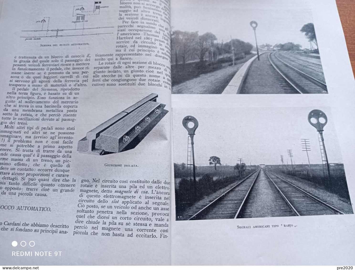 IL SECOLO XX 1908 DUILIO CAMBELLOTTI COME SI PROTEGGONI I TRENI MANCA 1 PAGINA