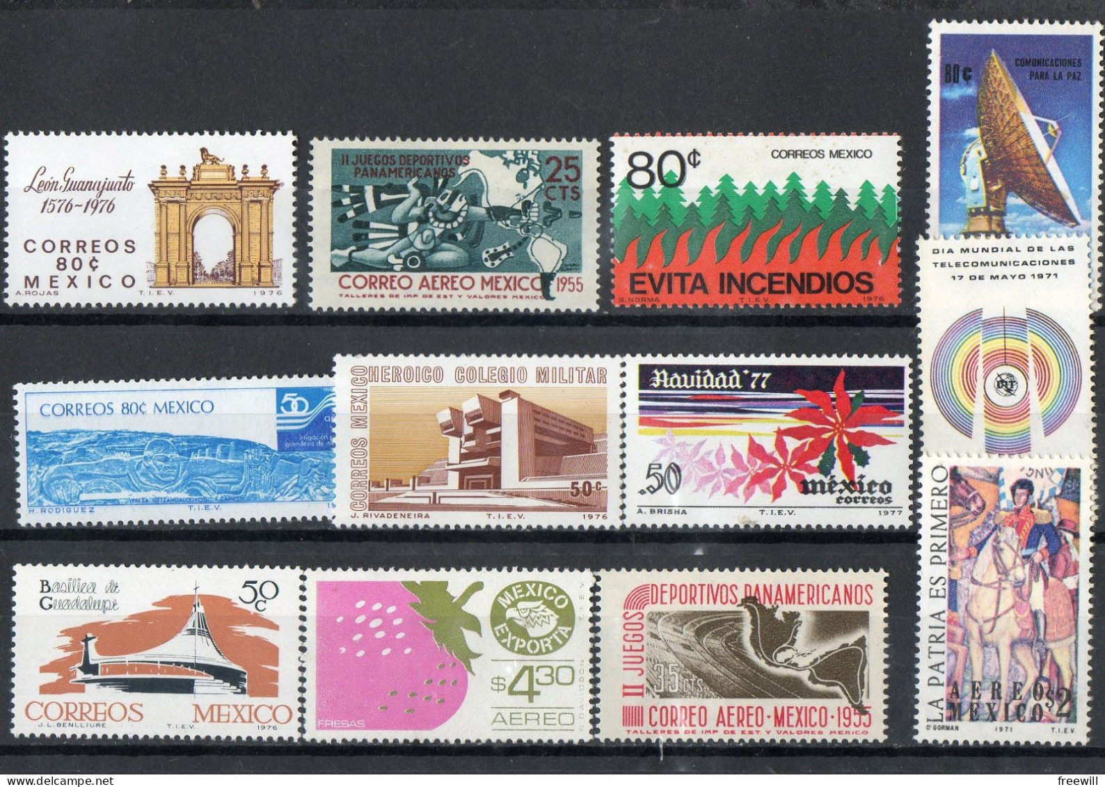 Mexique Timbres Divers - Various Stamps -Verschillende Postzegels -4 XXX - Haïti