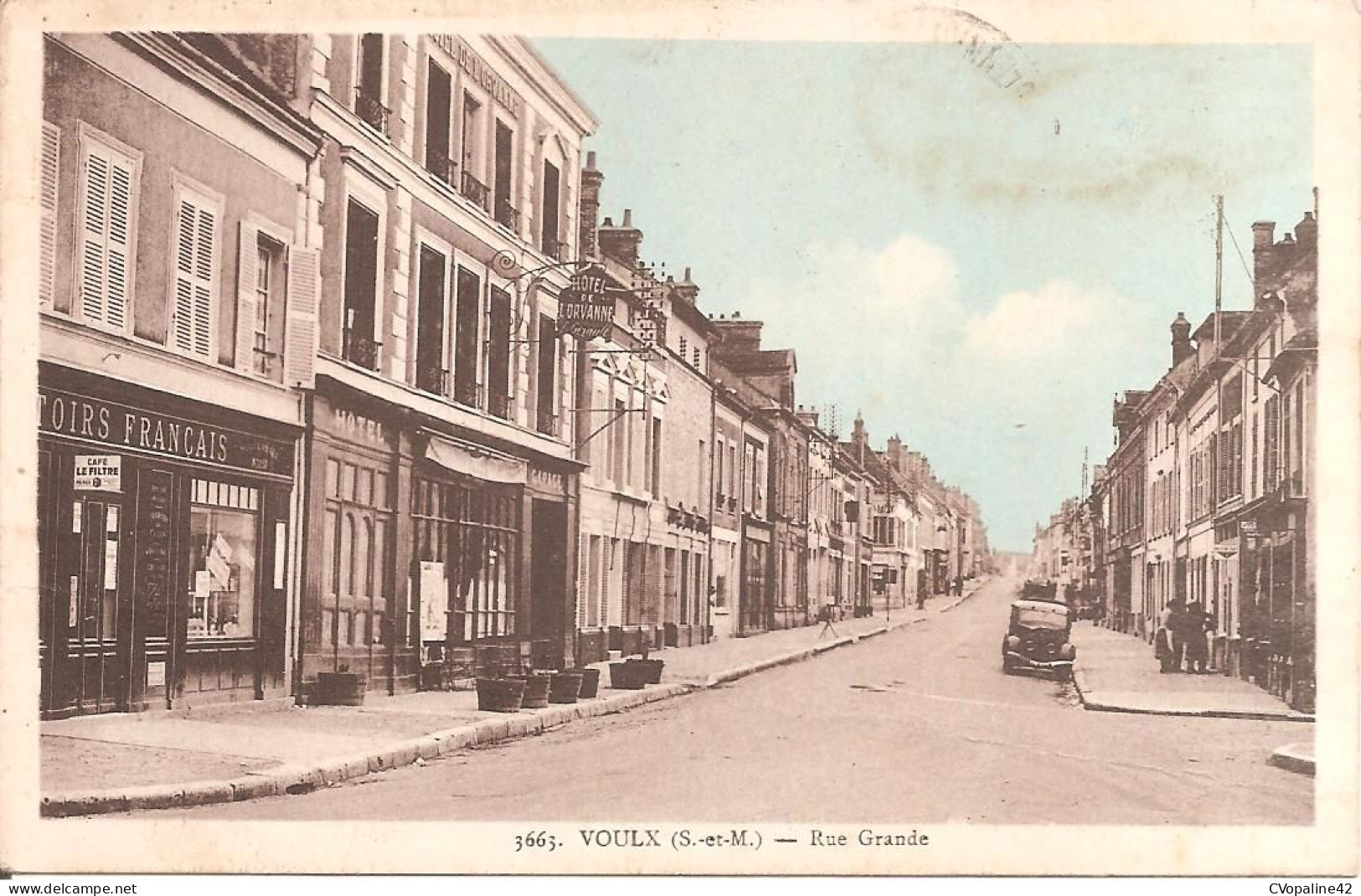 VOULX (77) Rue Grande En 1940 - Other & Unclassified