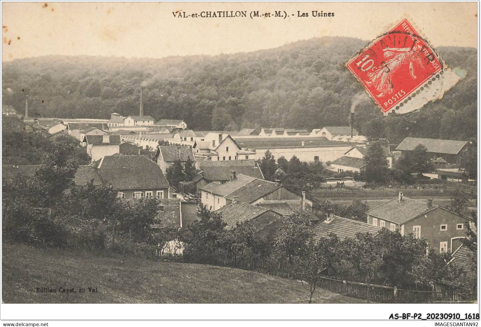 AS#BFP2-54-0810 - VAL-ET-CHATILLON - Les Usines - Autres & Non Classés