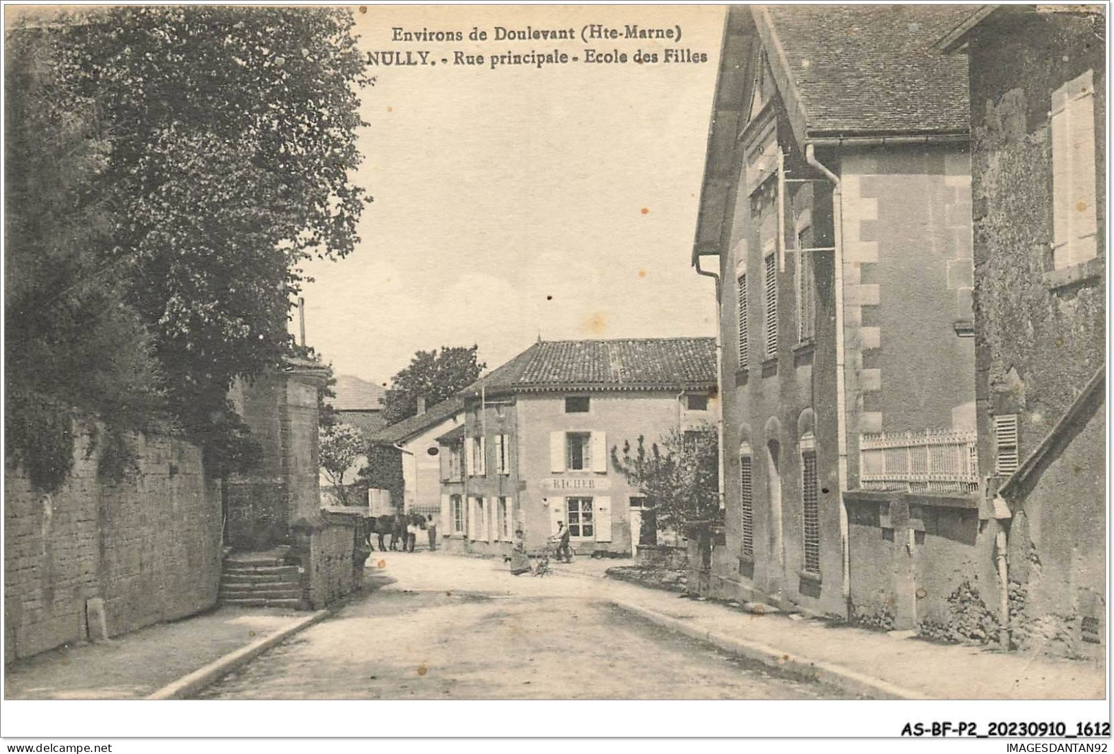 AS#BFP2-52-0807 - Environs De DOULEVANT - NULLY - Rue Principale - Ecole Des Filles - Doulevant-le-Château