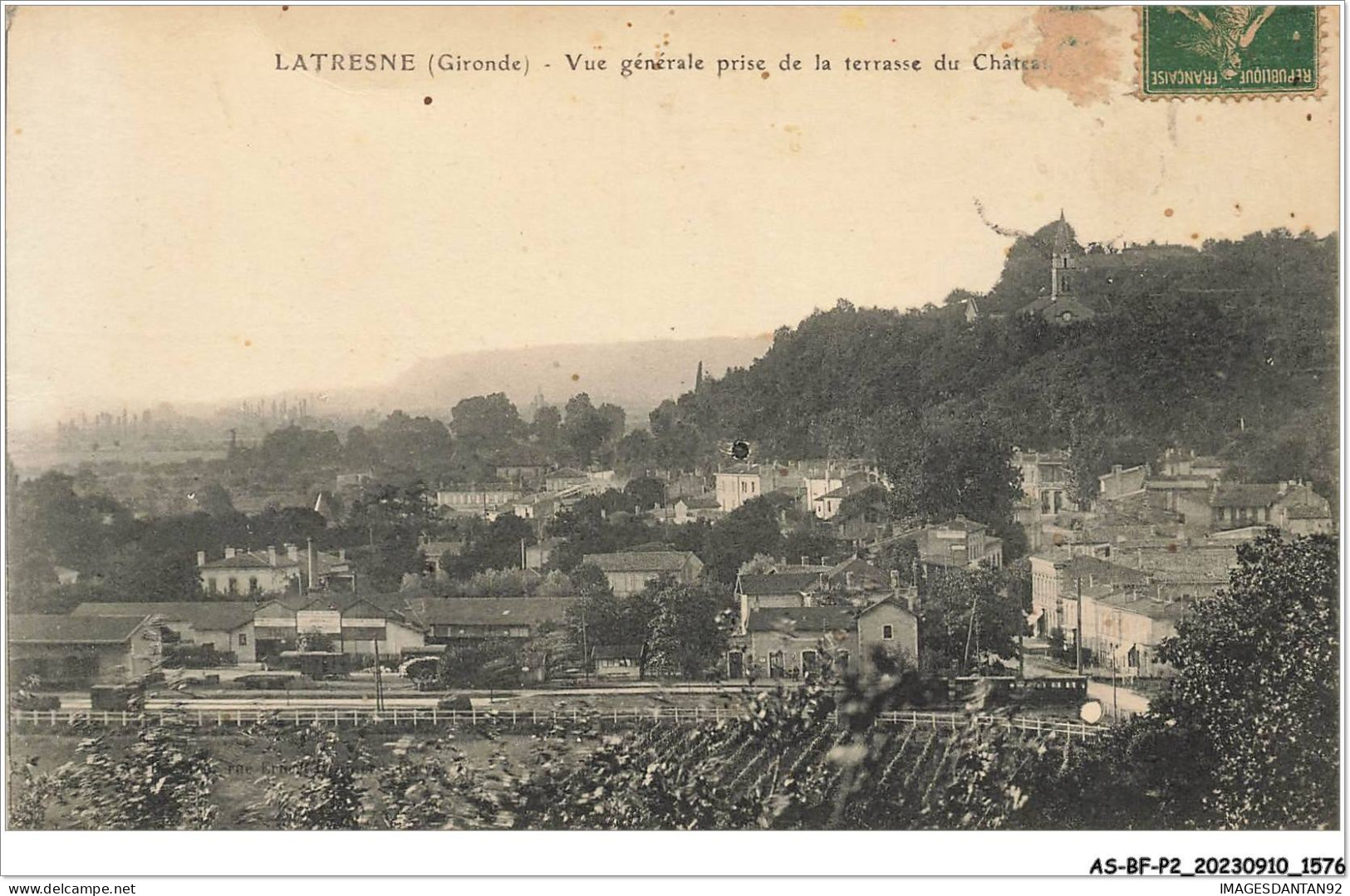 AS#BFP2-33-0789 - LATRESNE - Vue Générale Prise De La Terasse Du Château - Sonstige & Ohne Zuordnung