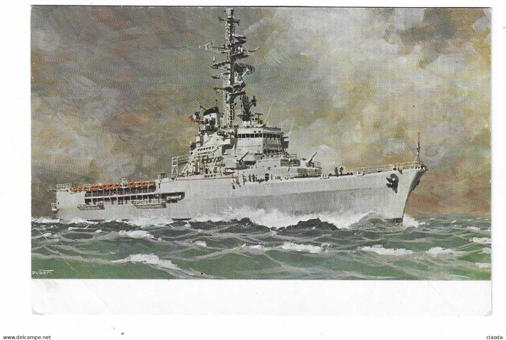 X341 - CP PH JEANNE D'ARC Par P. Joubert  (1961) Voir Les Scan - Warships