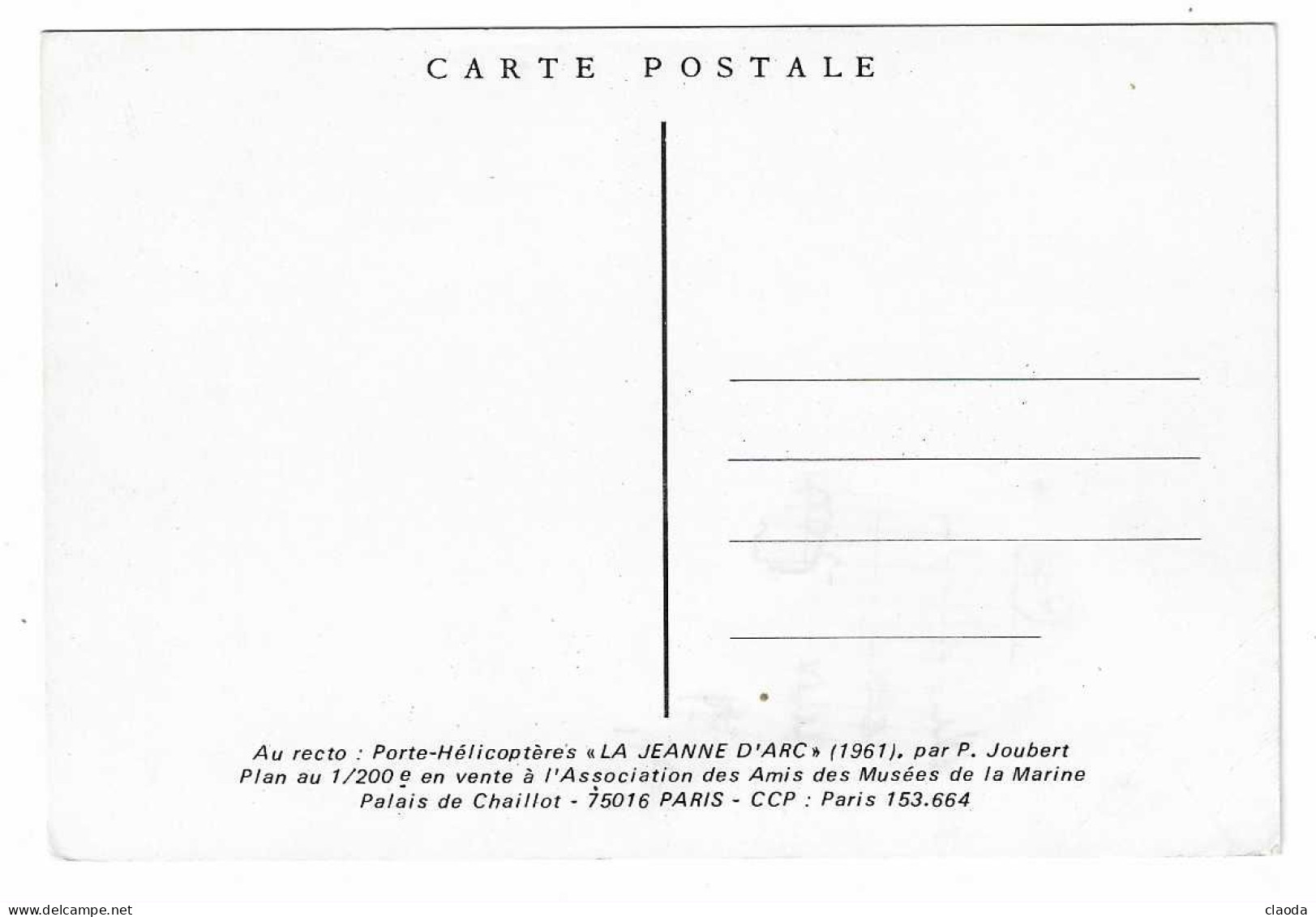 X341 - CP PH JEANNE D'ARC Par P. Joubert  (1961) Voir Les Scan - Krieg