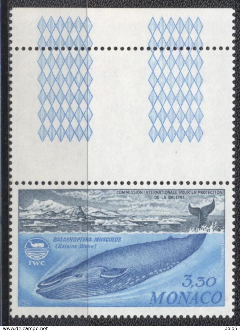 Monaco 1983- International Commission For The Protection Of Whales Set (1v) - Unused Stamps