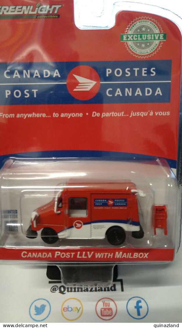 Greenlight Exclusive Canada Post LLV With Mailbox (NG07) - Other & Unclassified