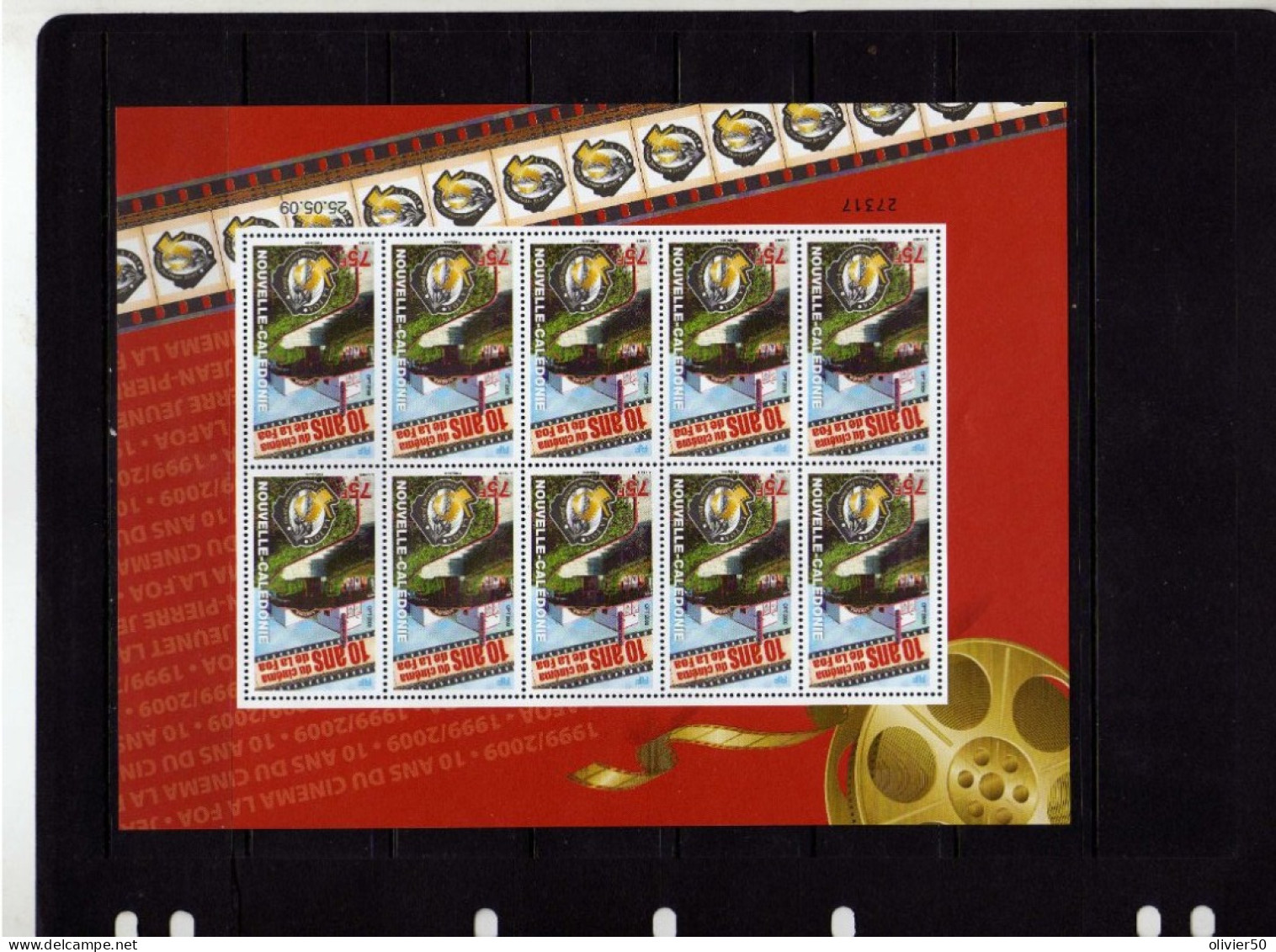 Nouvelle-Caledonie - Feuillet - 10 Ans Du Cinema De La FOA - Neuf** - MNH - Unused Stamps