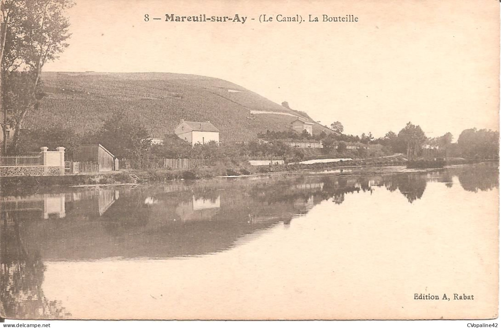 MAREUIL-SUR-AY (51) Le Canal - La Bouteille - Mareuil-sur-Ay