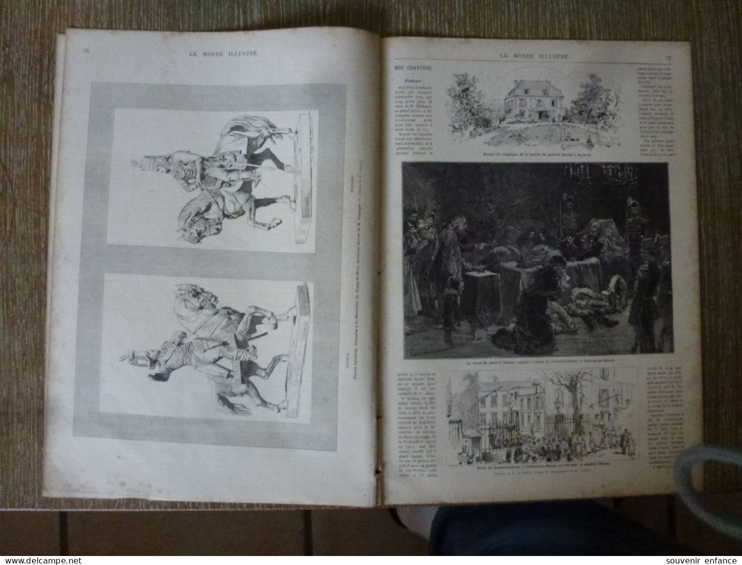 Le Monde Illustré Janvier 1883 Clésinger Châlons Sur Marne Général Chanzy Gambetta Crédit Foncier - Tijdschriften - Voor 1900