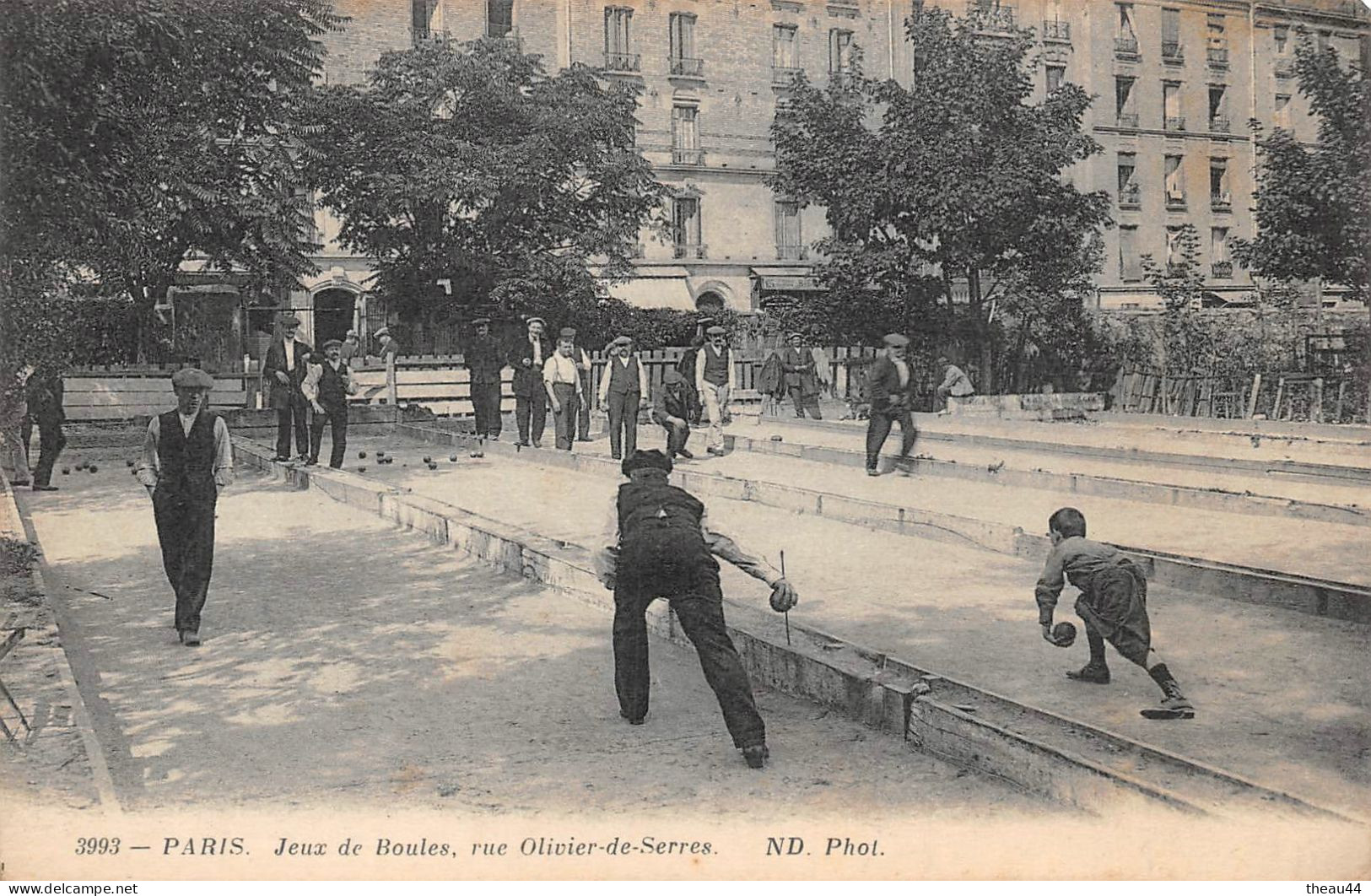 ¤¤  -   PARIS   -  Jeux De Boules   -  Rue Olivier-de-Serres      -  ¤¤ - Arrondissement: 15