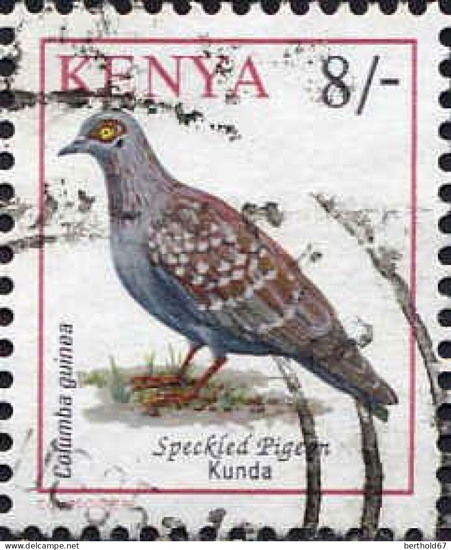 Kenya (Rep) Poste Obl Yv: 565 Mi:579 Speckled Pigeon Kunda Clolumba Guinea (Beau Cachet Rond) - Kenia (1963-...)