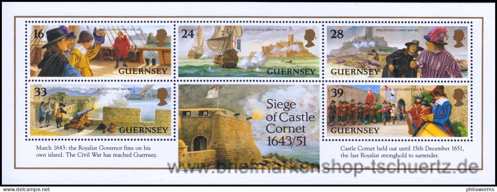 Guernsey 1993, Mi. Bl. 10 ** - Guernesey