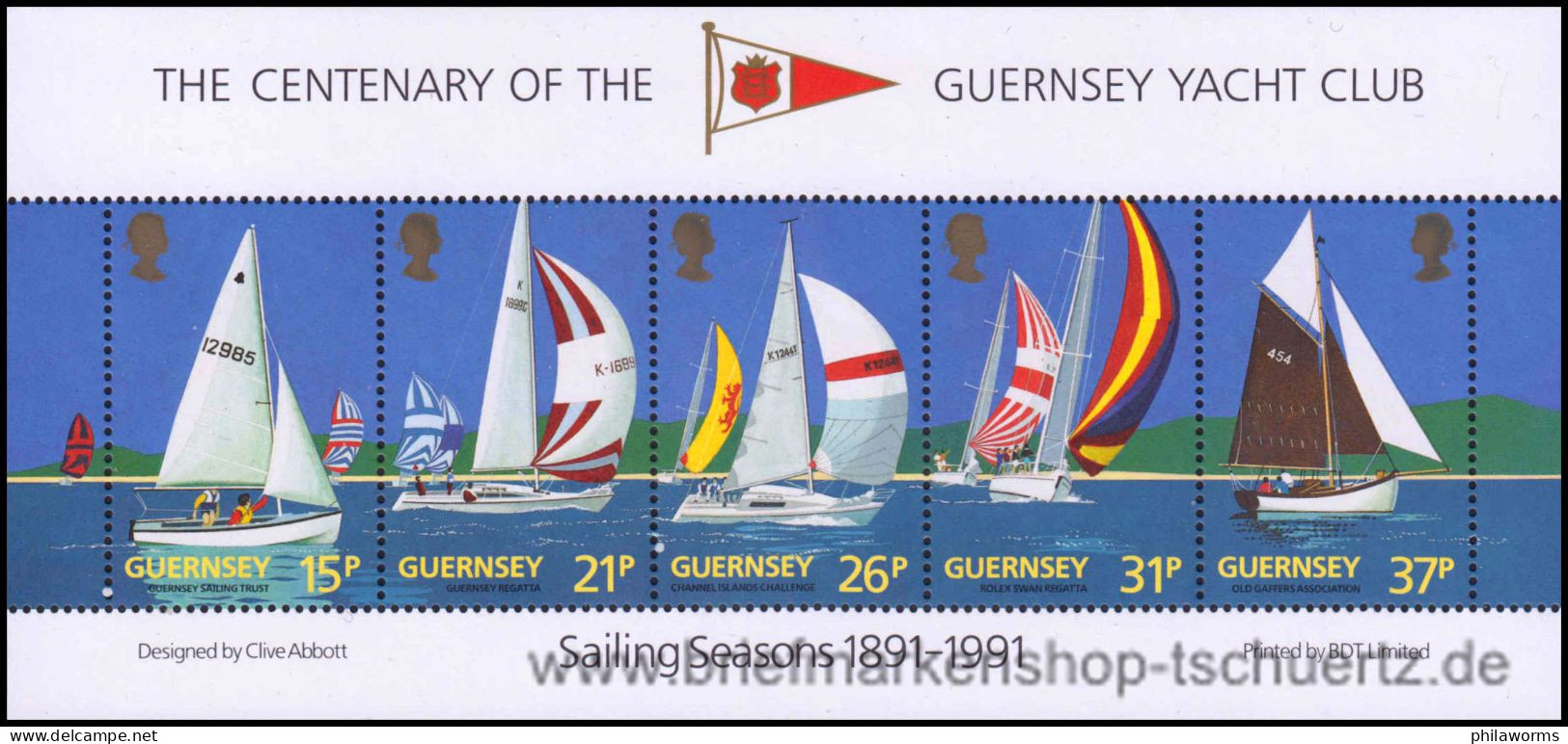Guernsey 1991, Mi. Bl. 7 ** - Guernesey