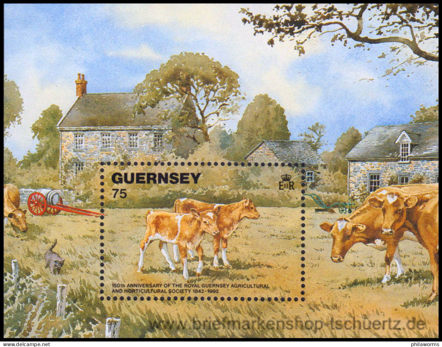 Guernsey 1992, Mi. Bl. 9 ** - Guernesey