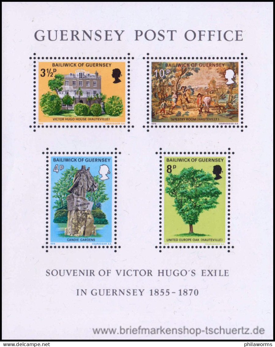 Guernsey 1975, Mi. Bl. 1 ** - Guernsey