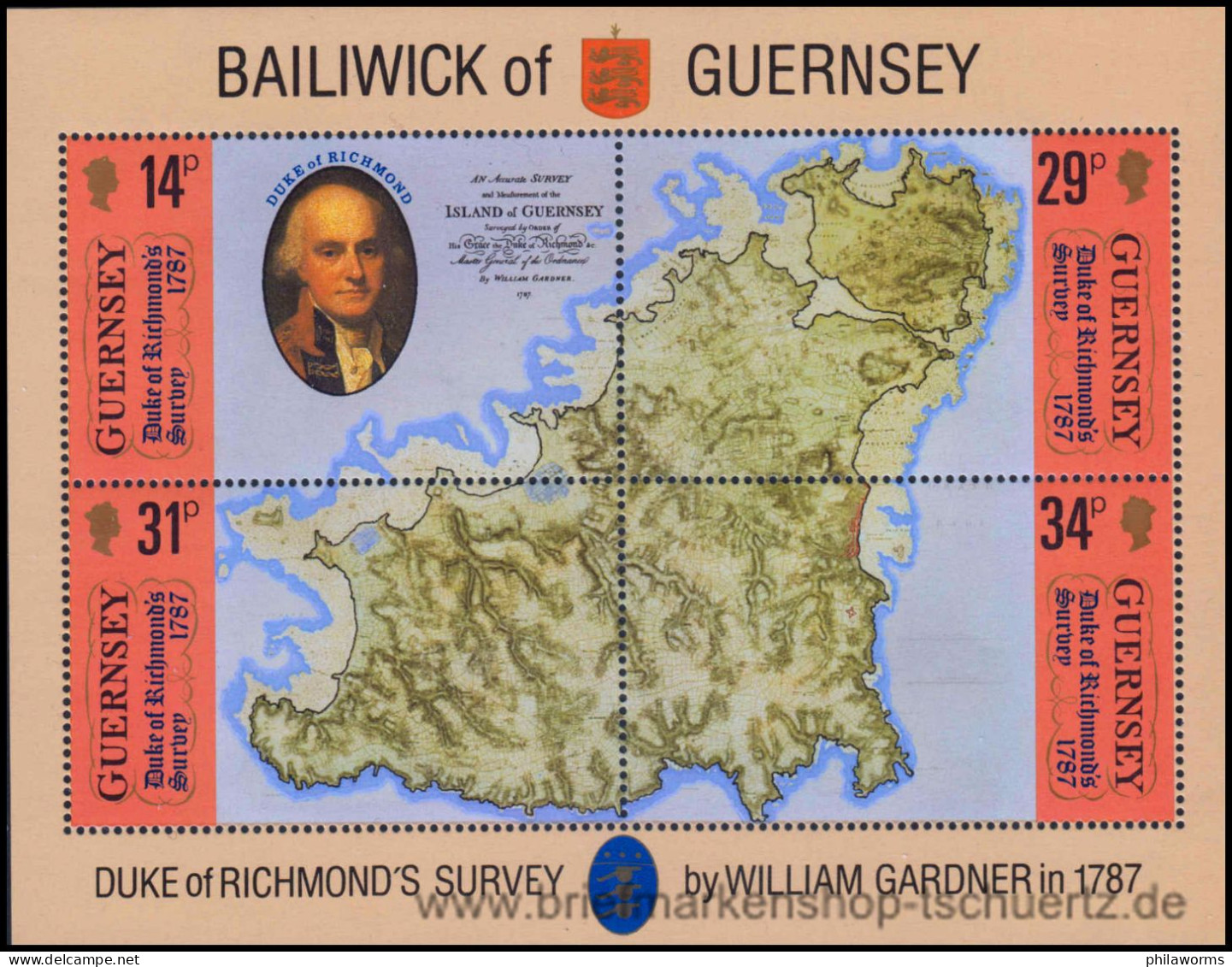 Guernsey 1987, Mi. Bl. 4 ** - Guernesey