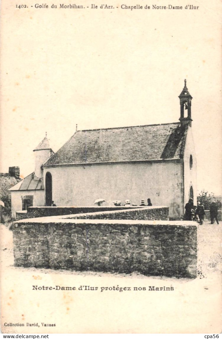 île D'Arz - Chapelle De NOTRE DAME D'ILUR - Protégez Nos Marins - Other & Unclassified